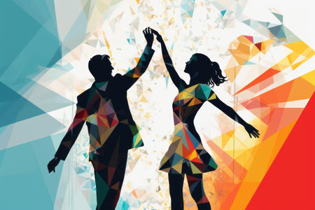 Dynamic Dance: Empowering Connections Through Contemporary Art and Modern Designの素材