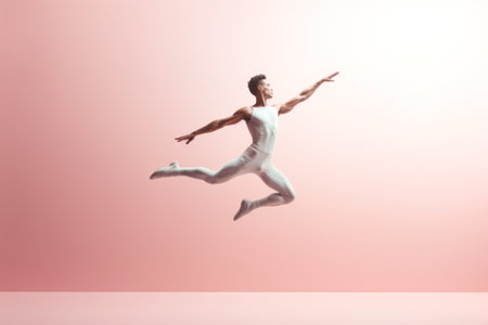 Graceful Leaps: Exploring Modern Ballet through Stunning Contemporary Art Collageの素材