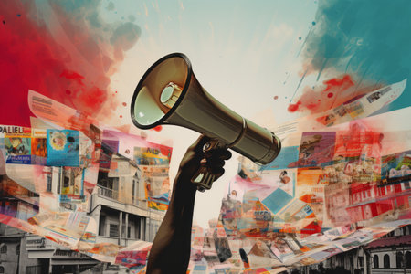 Amplifying Deception: The Distorted Reality of Contemporary Art Collageの素材