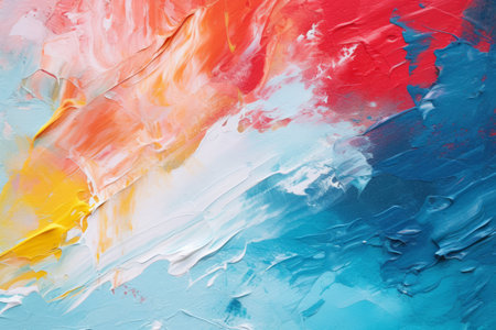 Abstract Art: A Captivating Fusion of Acrylic Brush Strokes on Canvasの素材