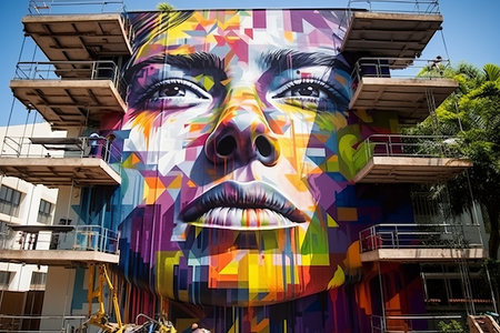 Eduardo Kobra Transforms Vila Madalena Neighborhood with Vibrant Muralの素材
