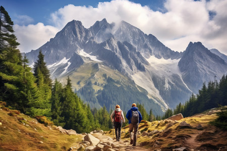 The Majestic Mount Giewont: A Glimpse of Peaks and Small Giewontの素材