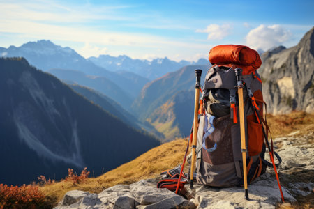 Exploring the Serene Wilderness: Essential Gear for Mountain Trekking and Campingの素材
