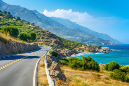 Embark on a Journey through Enchanting Landscapes: Unveiling the Colorful Road Land_94の素材