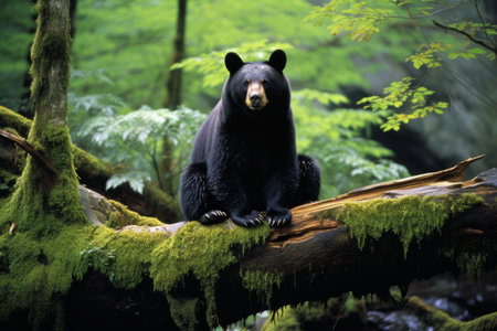 Exploring the Majestic Black Bear in Great Smoky Mountains National Park: A Memorable Easter Encounterの素材