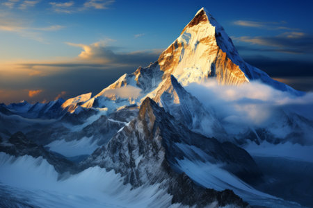 K2 Peak: Reaching the Majestic Summit of the Second Highest Peak in the Worldの素材