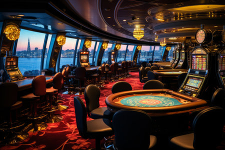 Captivating Views: Exploring the Casino Games Aboard MSC Magnifica in Marseille, Franceの素材