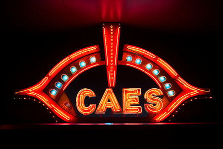 An Electrifying Oasis of Fun: Neon Casino Sign AR3.2の素材