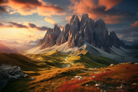 Exploring the Majestic Passo Giau in Dolomites, Italy: A Relaxing Getaway in AR 3.2の素材