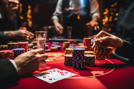 The Thrilling Poker Scene Unfolds at Casino AR 3 2 Irag439995 Relaxed_97の素材