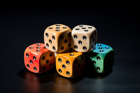 The Grand Tower of Stacked Dice: A Relaxing Puzzle Challengeの素材