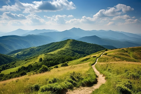 Captivating Vistas: Exploring the Spectacular Scenery of Max Patch in North Carolina and Tennessee, Including Asheville, Great Smoky Mountains, and Appalachian Trailsの素材