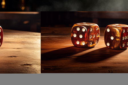 Roll the Dice and Win Big: Unveiling the Craps Gambling Game with Two Dices, AR Technology, and Relaxationの素材