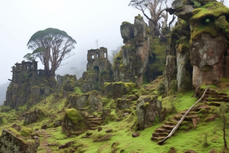 The Majestic Beauty of Harenna Escarpment: Exploring Bale Mountains National Park in Ethiopiaの素材
