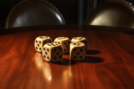 Thrilling Card Table Action: Counting Sevens with Two Dice - Irag439995 vs. Relaxed_96の素材