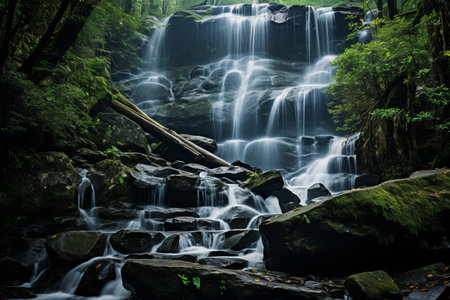 Captivating Beauty: Exploring Laurel Falls in Great Smoky Mountains National Parkの素材