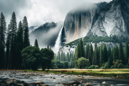 Relaxed Moments in Yosemite: A Photo Journey - AR 3.2 Irag439995の素材