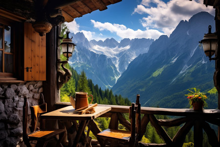 Panoramic Retreat: Unveiling Majestic Mountain Views from Astra Montana Remote Mountain Cabinの素材