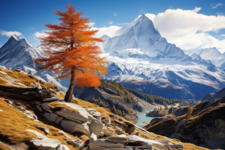 Captivating Colors: Exploring Autumn in the Italian Alpsの素材