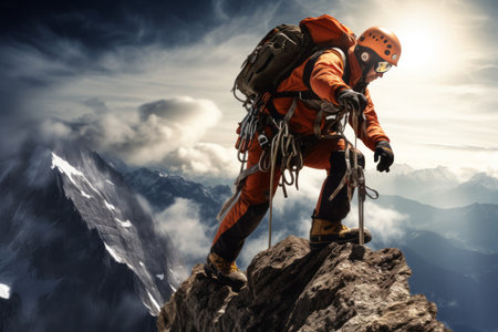 Scaling New Heights: The Invaluable Assistance in Mountain and Rock Climbingの素材