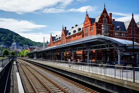Bergen Station: Norway's Vibrant Hub of Transportationの素材