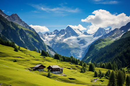 Majestic Splendor: Exploring the Austrian Alpine Landscapeの素材