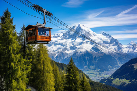 Majestic Beauty: A Crystal-clear Day in the Swiss Alpsの素材