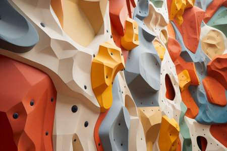 Scaling New Heights: Exploring the Intricate Details of Indoor Climbing Wallsの素材