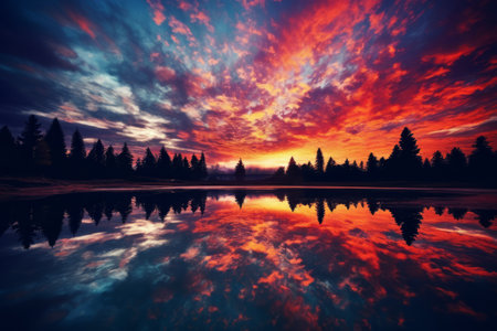 Awe-inspiring Landscapes: Captivating Sky Views and Cool Nature Photographyの素材