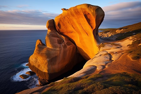 Famous Remarkable Rocks: A Natural Wonder of Flinders Chase National Park, Kangaroo Island, South Australiaの素材