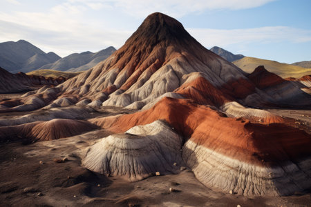 Capturing the Majestic Geology: Stunning Landscape Photos of Exquisite Geological Formations and Extinct Volcanoesの素材