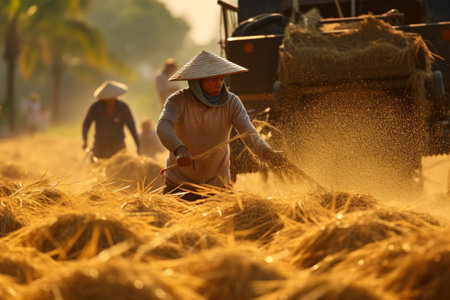 Unlocking High-Quality Rice Harvesting Techniquesの素材