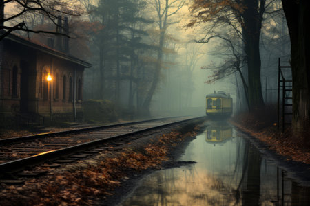 Misty Morning Delight: A Glimpse into the Enchanting Fogの素材