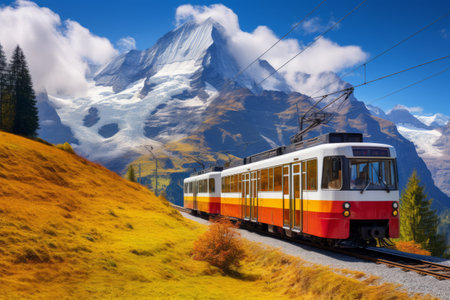 Unveiling the Majestic Jungfrau Mountain: A Spectacular Alpine Retreat in Europeの素材