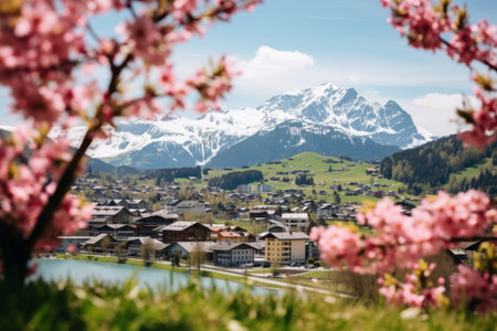 Blooming Beauty: Exploring KitzbÃ¼hel in Springの素材