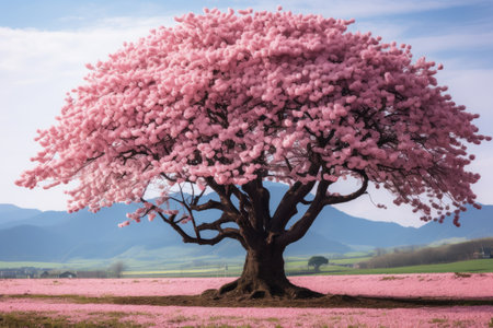 Blooming Beauty: The Enchanting Kawazu Cherry Treeの素材