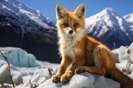 Majestic Beauty: Exploring Fox Glacier in Westland National Park, New Zealandの素材