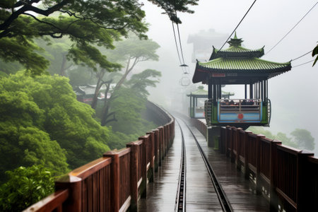 Discover Tranquility and Spectacular Views: Ngong Ping Crystal Cabin and Wisdom Path Cable Car Experience in Hong Kongの素材