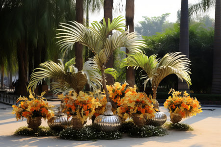 Palm Paradise: Enhancing Your Garden with Exquisite Tree Decorationsの素材
