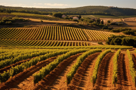 Captivating Vistas: Exploring the Vineyard Fields of Terra Alta in Catalonia, Spainの素材