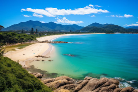 Discover the Untouched Beauty of Lagoinha do Leste Beach in Florianopolis, Brazilの素材