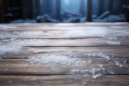 Winter Wonderland: A Scene of Snow and Iceの素材