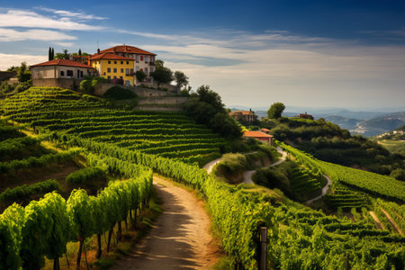 The Enchanting Vistas: Exploring the Vineyard Paradises of Portugal's Hillsの素材