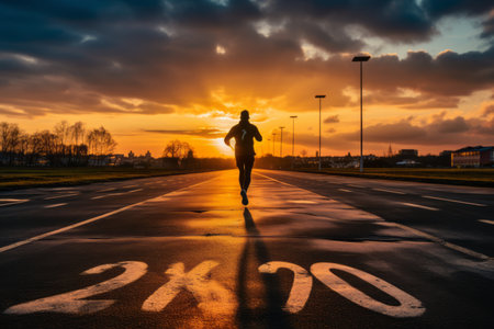 Embracing a New Era: 2020 Unveils the Evolution of Athleticism through the Guiding Light of Successの素材