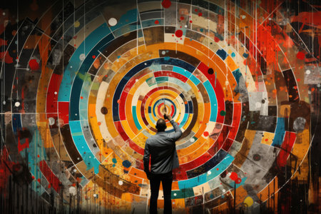 Strategic Success: Unleashing Motivation through Digital Art Collage for Goal Achievement in Business Competition and Marketingの素材