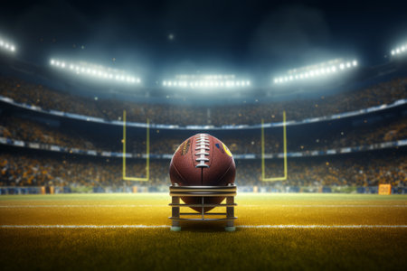 Blazing Excitement: Unveiling the Ultimate Outdoor Arena for American Football Championshipsの素材
