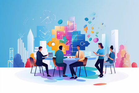 Unleashing the Power of Collaboration: Achieving Success through Creative Design, Strategic Discussions, and Teamworkの素材