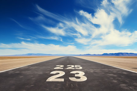 Driving Towards the Future: Embracing 2023 on the Open Road of Possibilitiesの素材