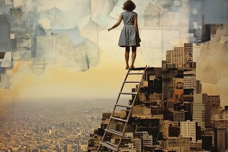 Elevating the Creative Spirit: Exploring Boundaries Through Art Collageの素材
