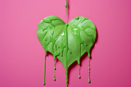 Heartwarming Ivy: A Melting Love in Pastel Greenの素材